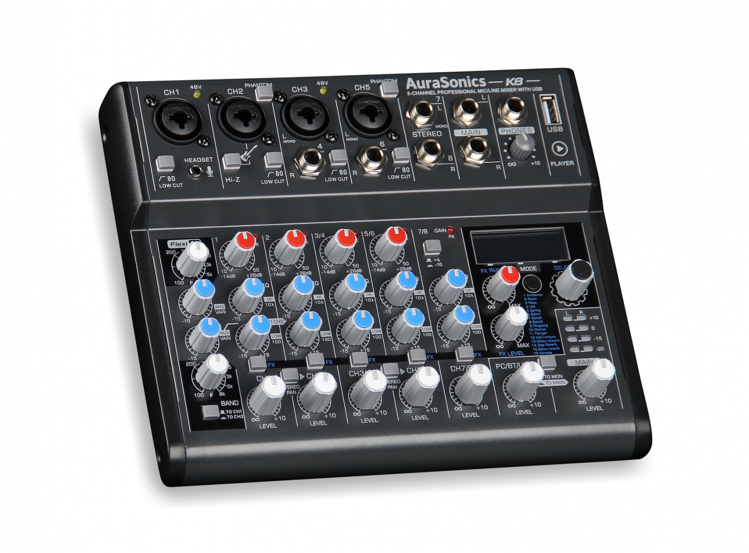 AuraSonics K8 компактный микшерный пульт в Сергиев Посаде