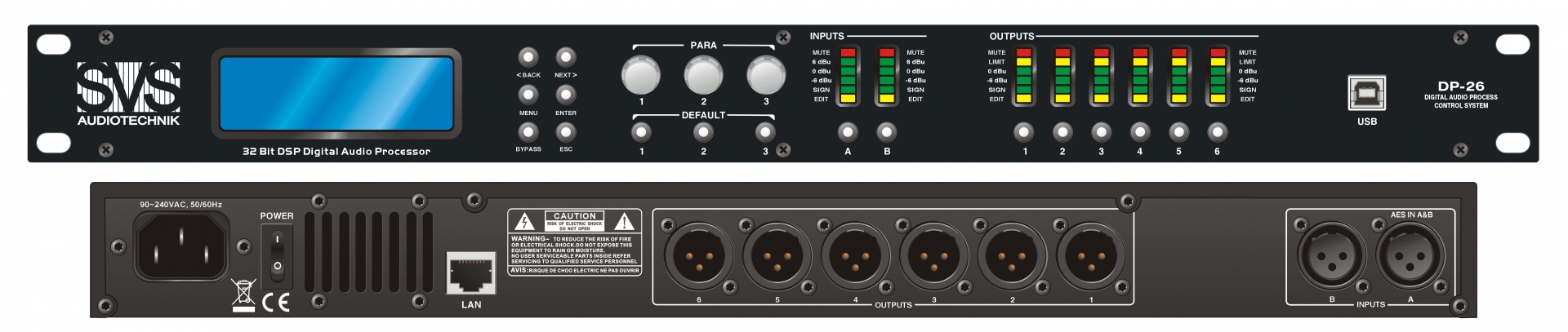 SVS Audiotechnik DP-26 Цифровой процессор: 2 входа 6 выходов в Сергиев Посаде