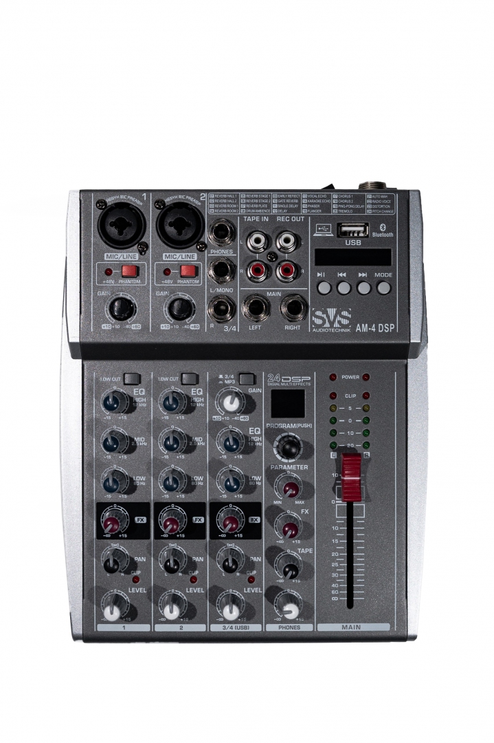 SVS Audiotechnik mixers AM-4 DSP Аналоговый микшерный пульт, 4-канала в Сергиев Посаде