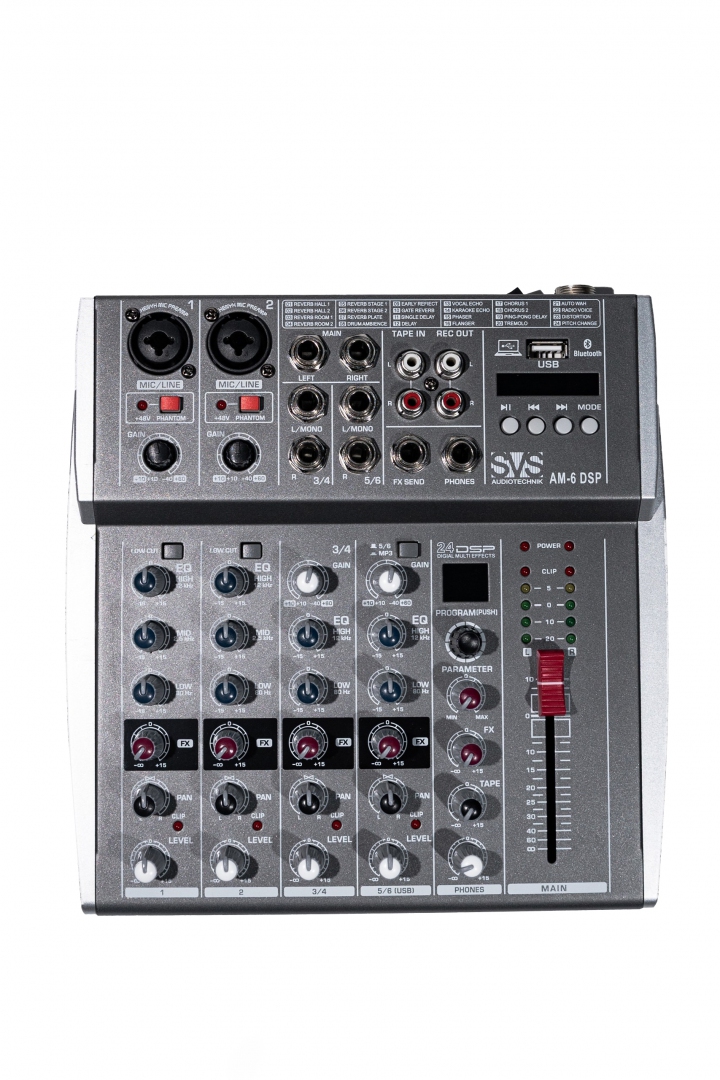 SVS Audiotechnik mixers AM-6 DSP Микшерный пульт аналоговый, 6-канальный SVS Audiotechnik mixers в Сергиев Посаде