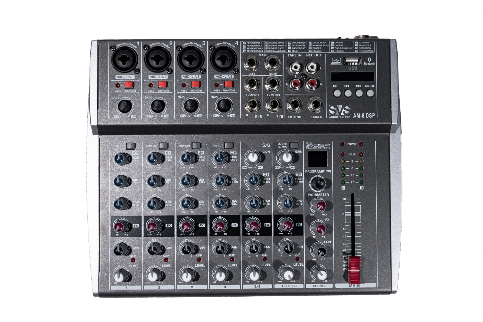 SVS Audiotechnik mixers AM-8 DSP Микшерный пульт аналоговый, 8-канальный в Сергиев Посаде